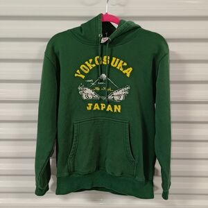 Mt Fuji Yokosuka Japan Embroidered Graphic Unisex Hoodie M